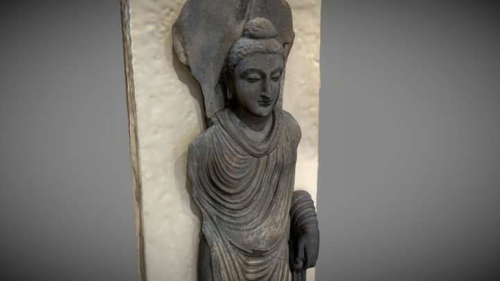 Buddha, style Gandhara – Gratis 3D-model STL