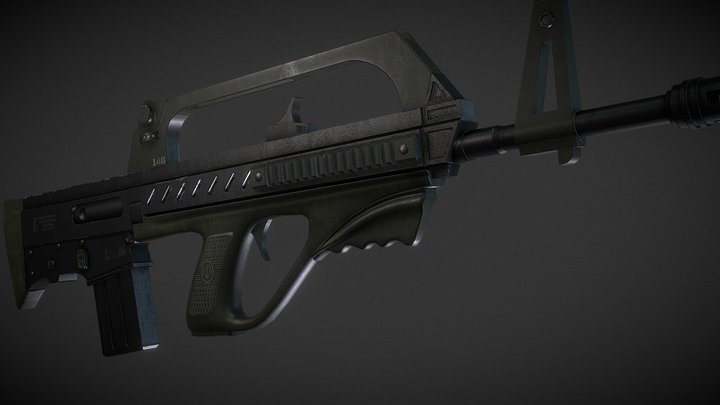 KH2002 "Khaybar" Assault Rifle – Kostenloses 3D-Modell STL