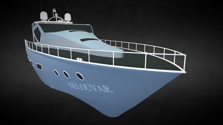 NELIOUVER Luxury Boat 3D Model