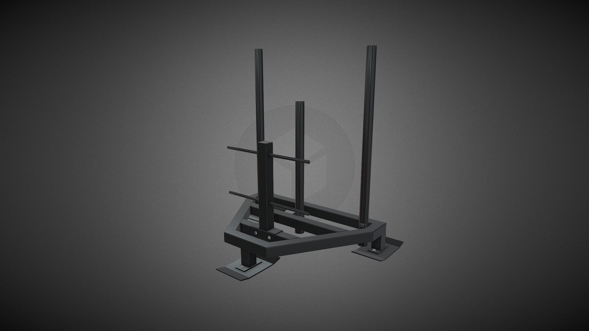 Weight Sled Football Training Download Free 3D model by Jeremy E
