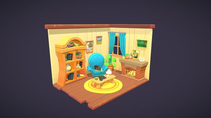 Cozy Room 3D Model