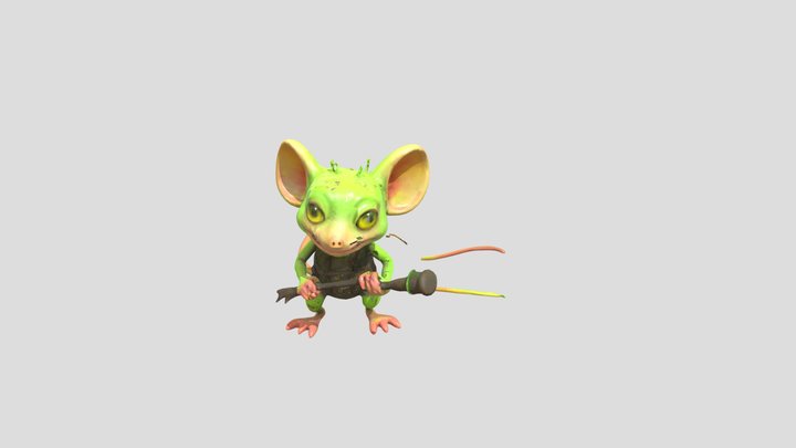 Sewer Mouse 3D Model