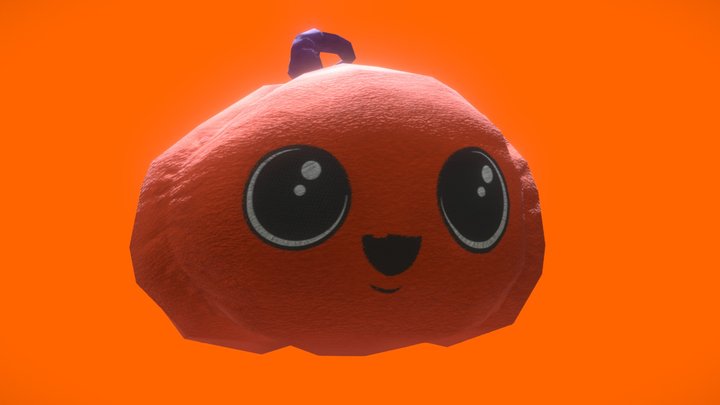 Pumpkin Toy 3D Model