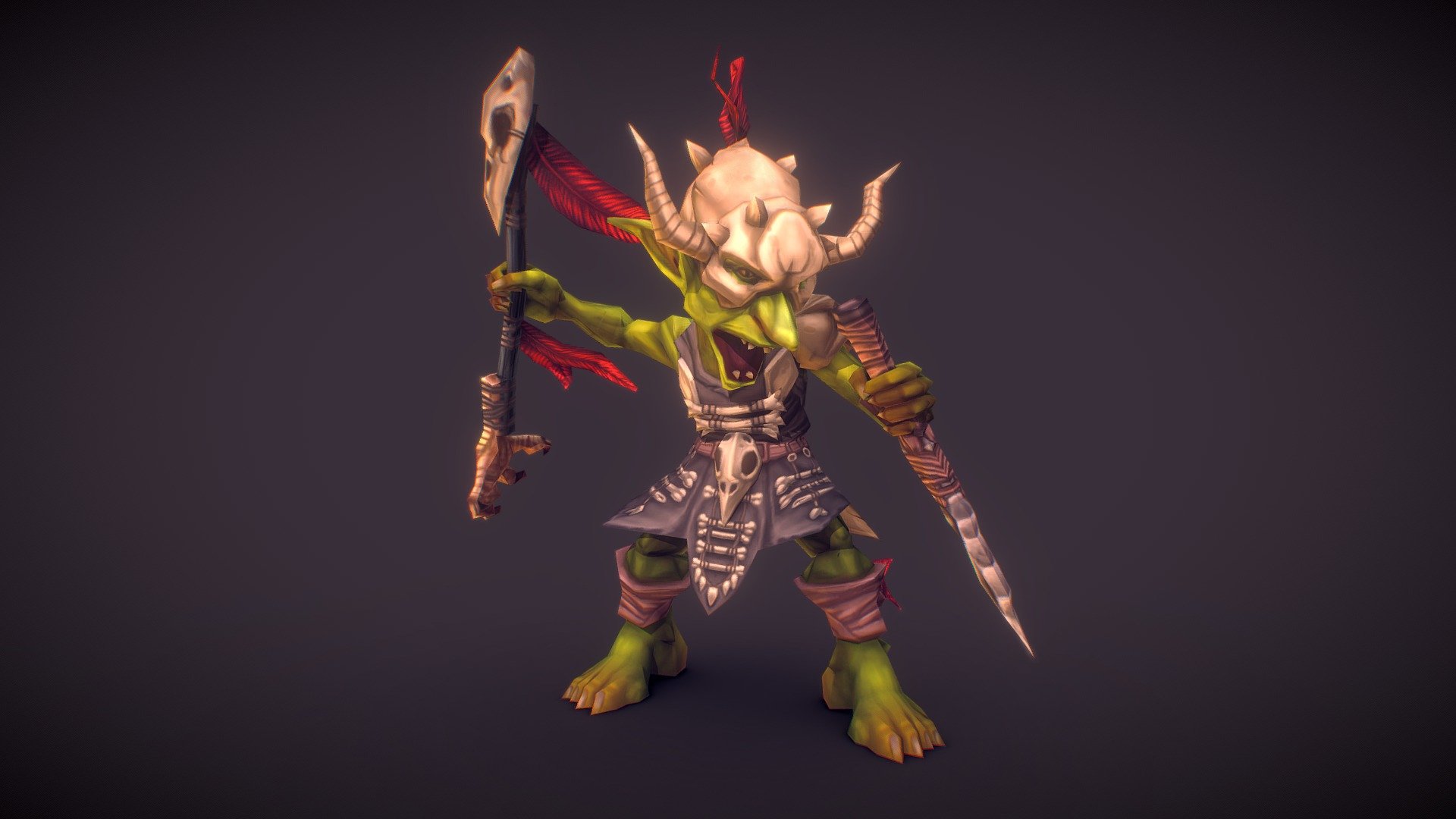 Fantasy Flight Games - Goblin - 3D model by BitGem [b4b9c5f] - Sketchfab