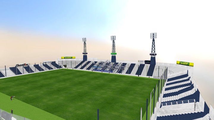 Estadio " La Boutique" año 2014. 3D Model