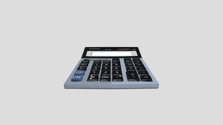 calculator 3D Model