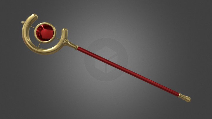 Frieren Staff 3D Model