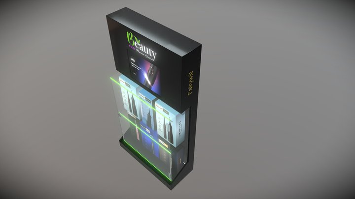 Beauty Care Fairywill Display Stand 3D Model