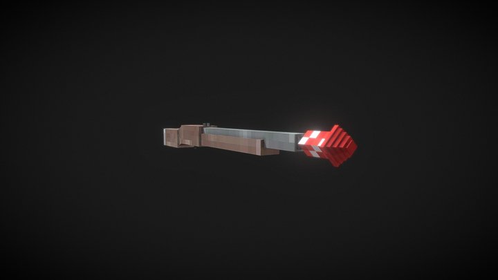 Firework Rifle - Blockbench 3D Model