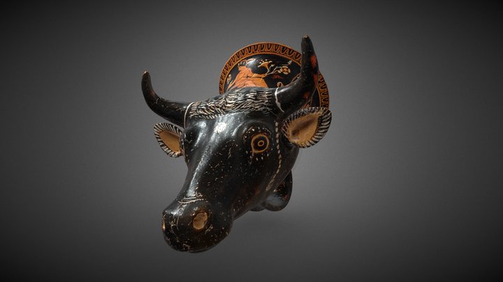 Bull’s Head Rhyton | NCMA Explore 3D Model