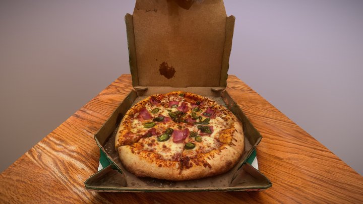 Box of Pizza (Polycam 3D Scan) 3D Model
