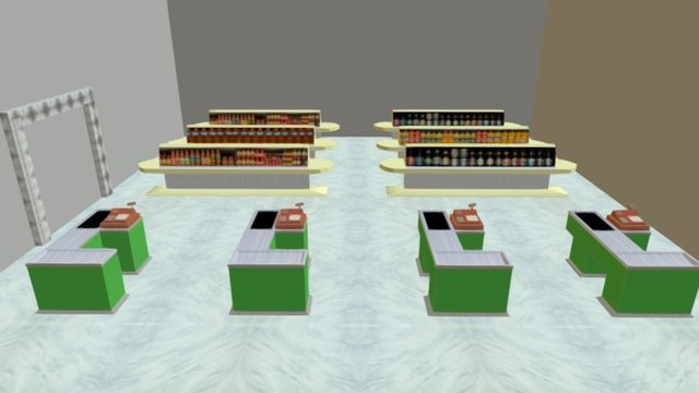 Project 1 - Supermarket Final 3D Model