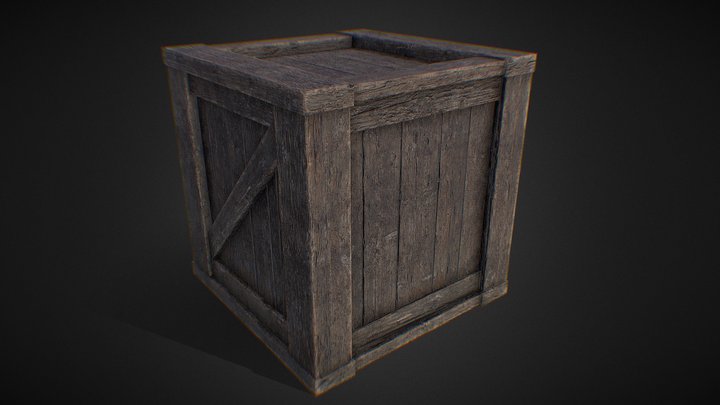 Crate (Free Download). 3D Model