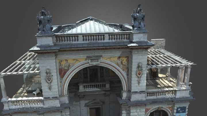 Budapest Castle Bazaar and The Royal Garden III. 3D Model