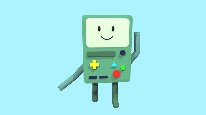 BMO from Adventure Time 3D Model