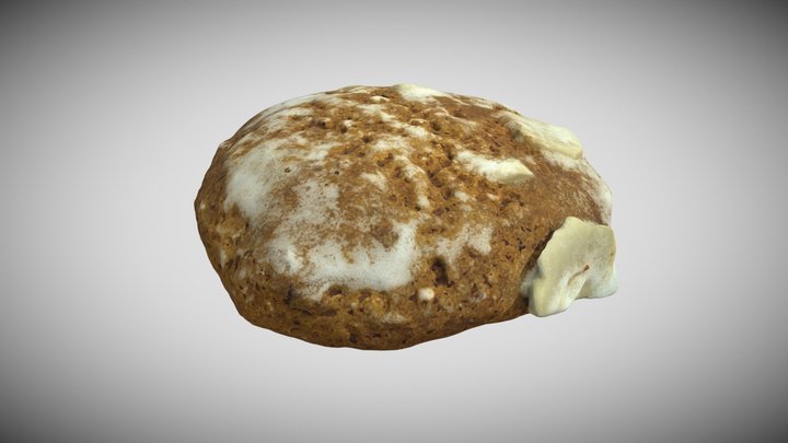 Lebkuchen / Gingerbread cookie 3D Model