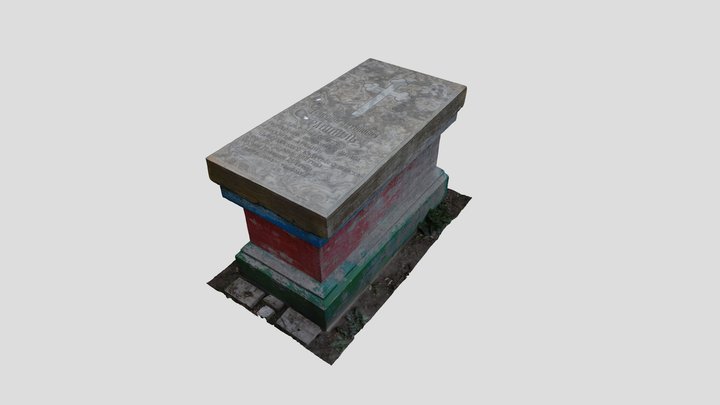 Надгробие атамана Рашпиля 3D Model