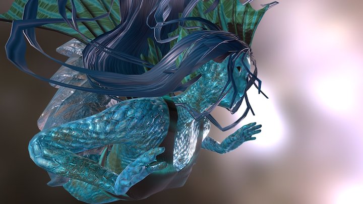 Mermaid: Mistress of the Deep 3D Model