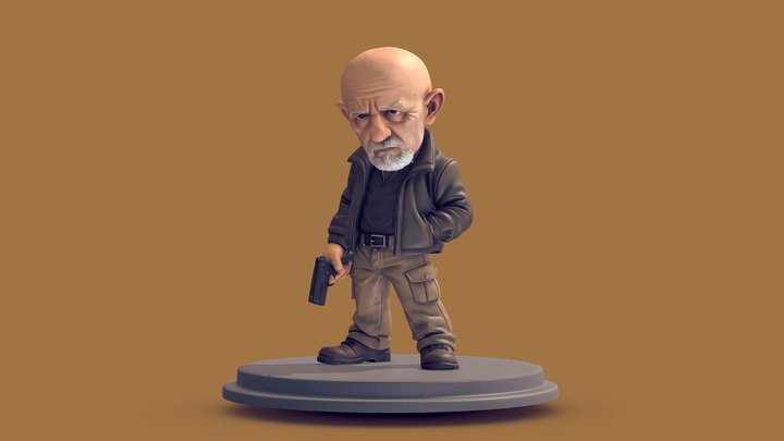 Mike Ehrmantraut 3D Model