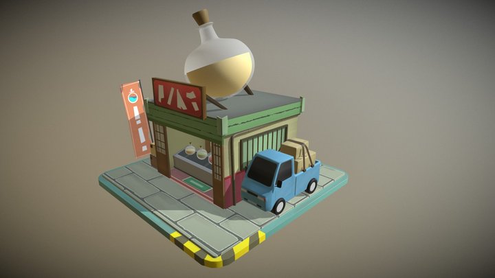 Potion Shop 3D Model