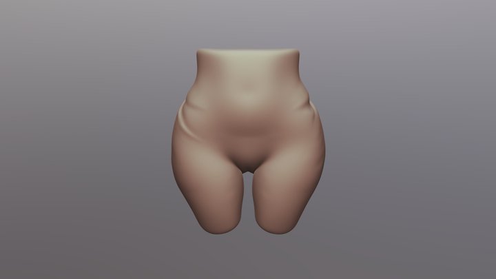 Kim K. butt 3D Model