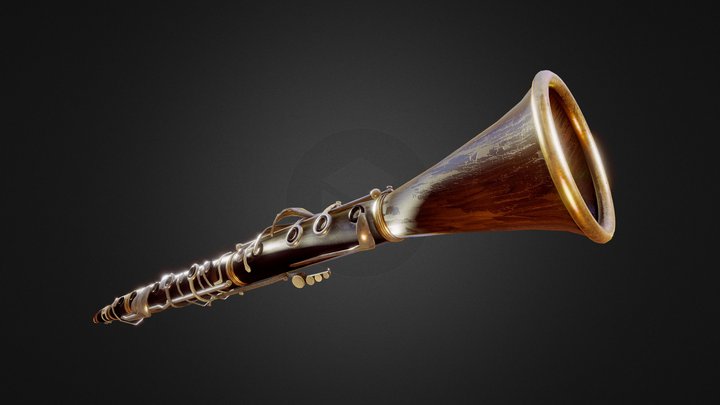 Clarinete_Asdrubal Piedra 3D Model