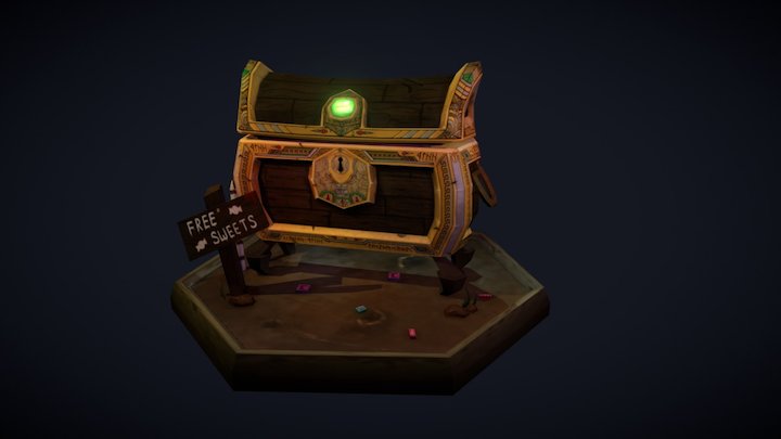 Animated Sweet Mimic 3D Model