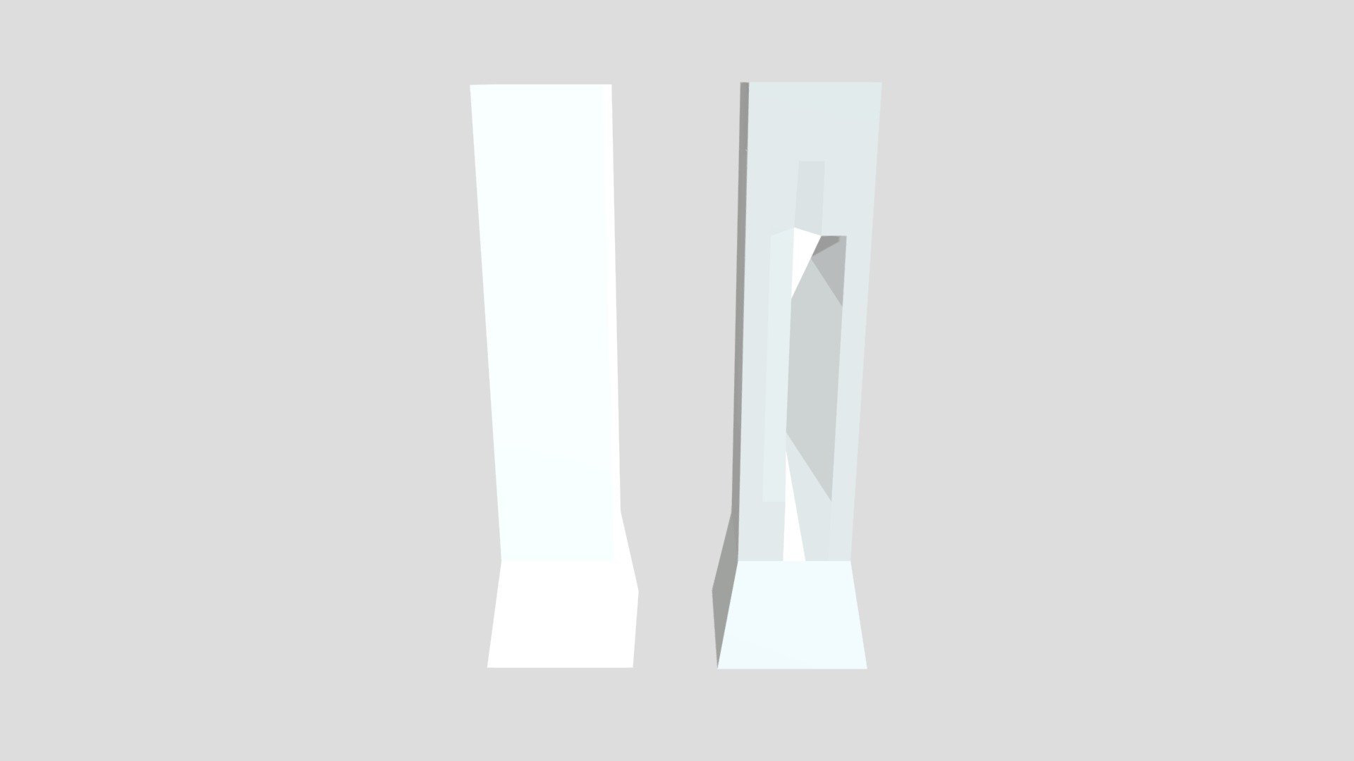 Low Poly - Broken & Un-Broken Pillars
