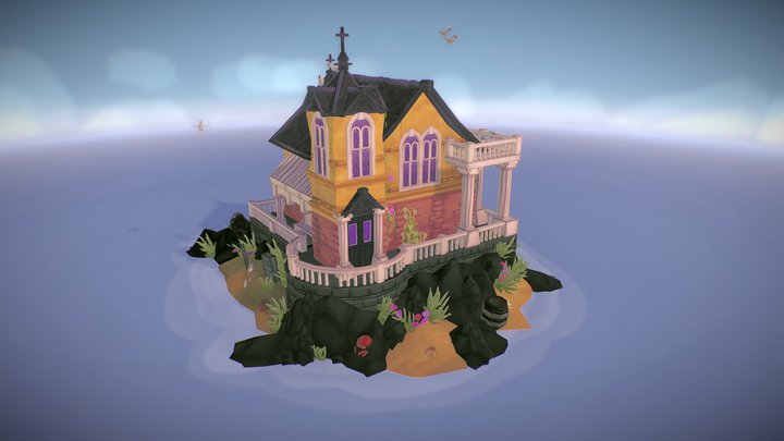 Church Island 3D Model
