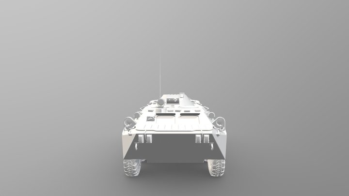 Btr-80 3D Model