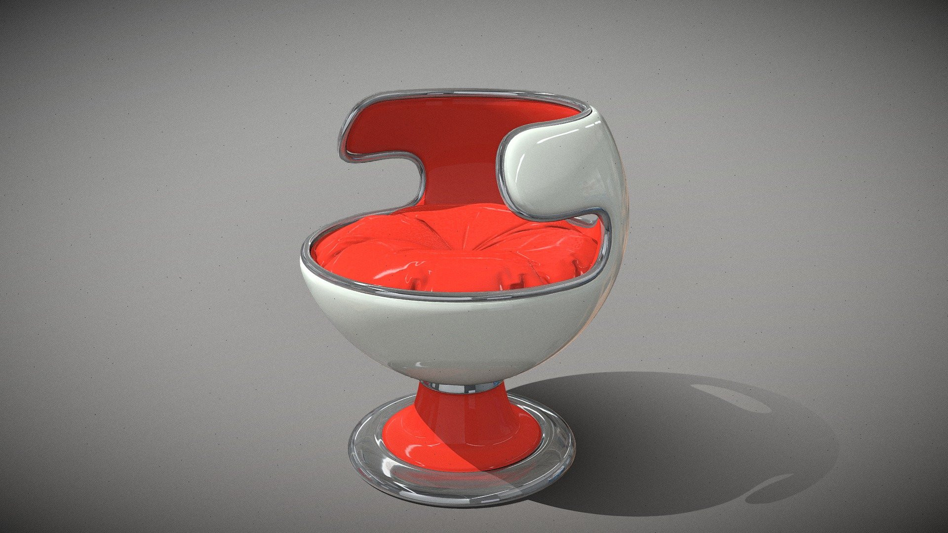 Round chair Download Free 3D model by CGulia [b4c55aa] Sketchfab