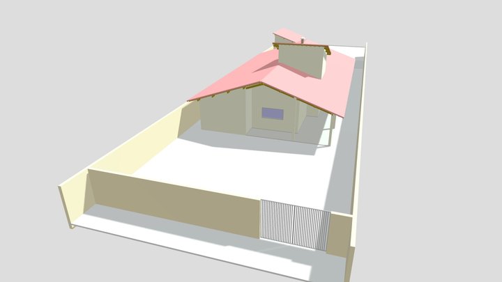 Casa 4 quartos 3D Model