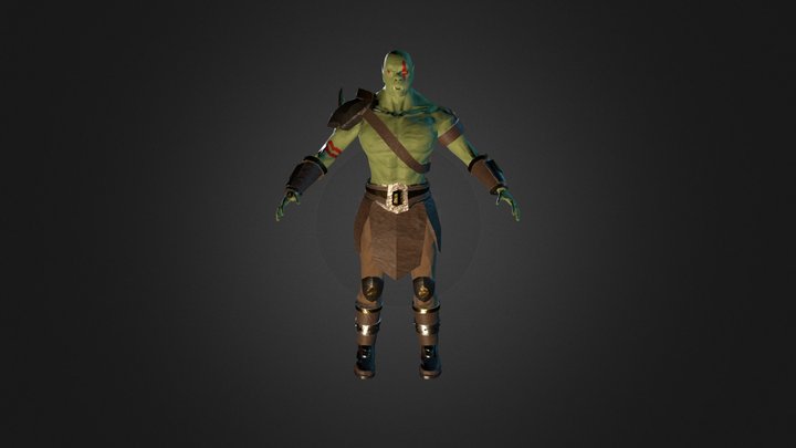 Orco de Guerra 3D Model