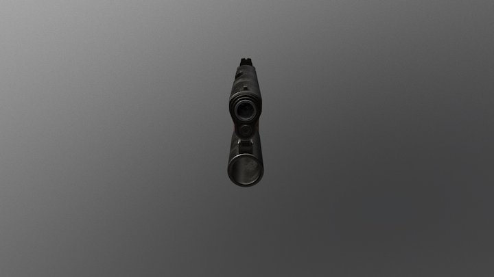 TT30 "Carwennan" Pistol 3D Model