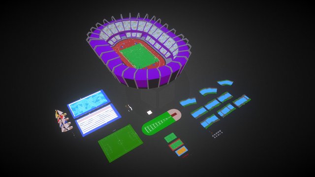 Olimpic Games - Ultimate Sport Pack 3D Model