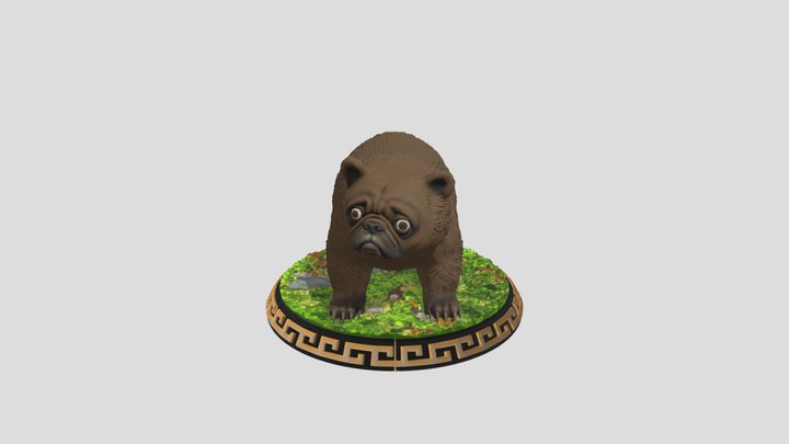 Pugbear 3D Model
