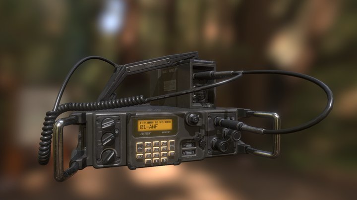 Military Radio 3D Model