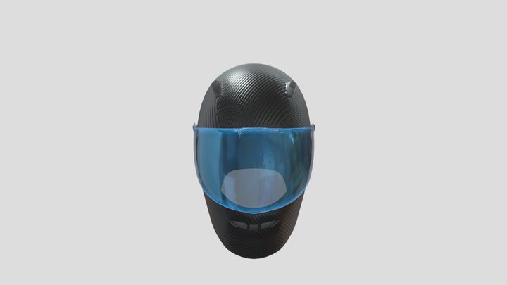 F1 Helmet 3D Model