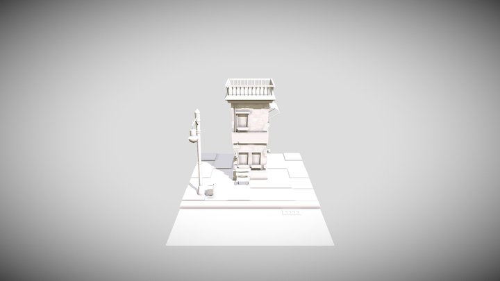 Edificio cartoon 3D Model