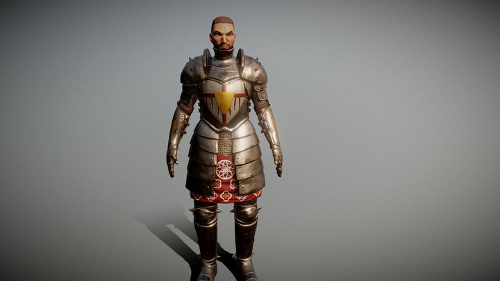 Gothic II Paladin 3D Model