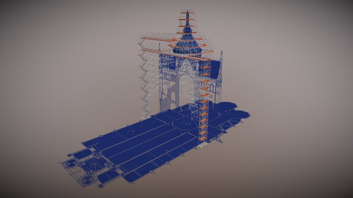 240260-FOREST DEBARRE-EGLISE ST MARTIN-VITRE 3D Model