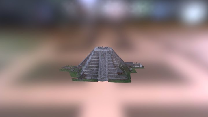 Mayapan's Main Temple 3D Model