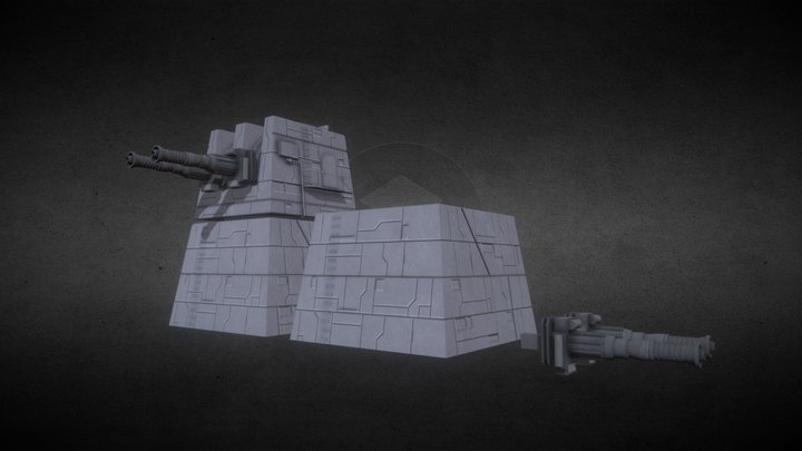 XX-9 trench cannon – Kostenloses 3D-Modell STL