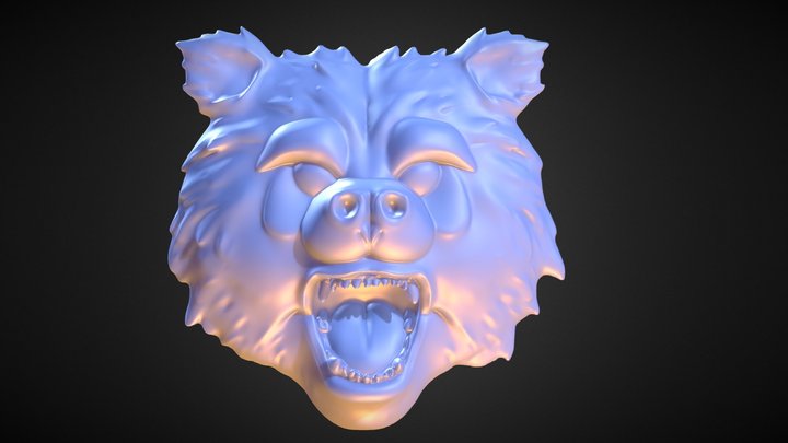 Bear head - for 3D printing 3D Model