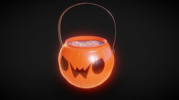 Cute Pumpkin 3D Model