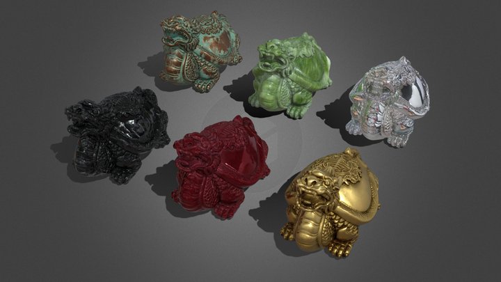 龙龟摆件 – Free 3D Model STL