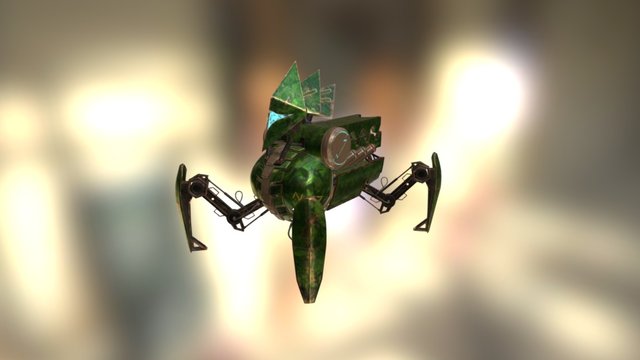 Quadruped Robot 3D Model