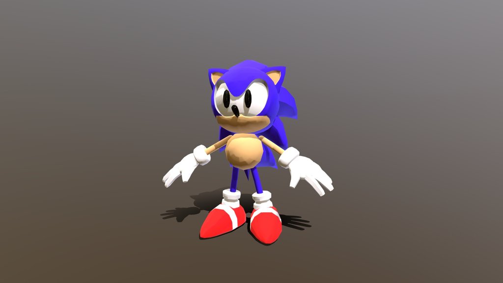 Saturn - Sonic X-treme  Sonic revised