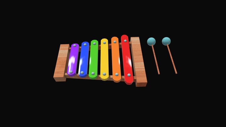 Kid´s Toy - Xylophone 3D Model