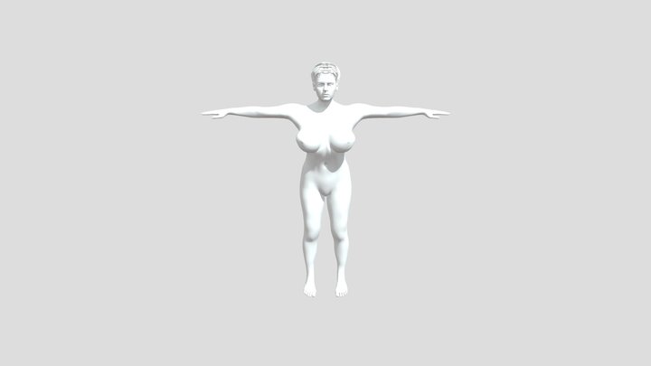 Young Thick Latina 3D Model